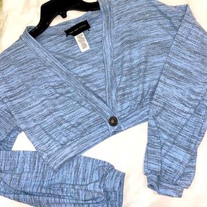 NWOT Crop Cardigan 🫐